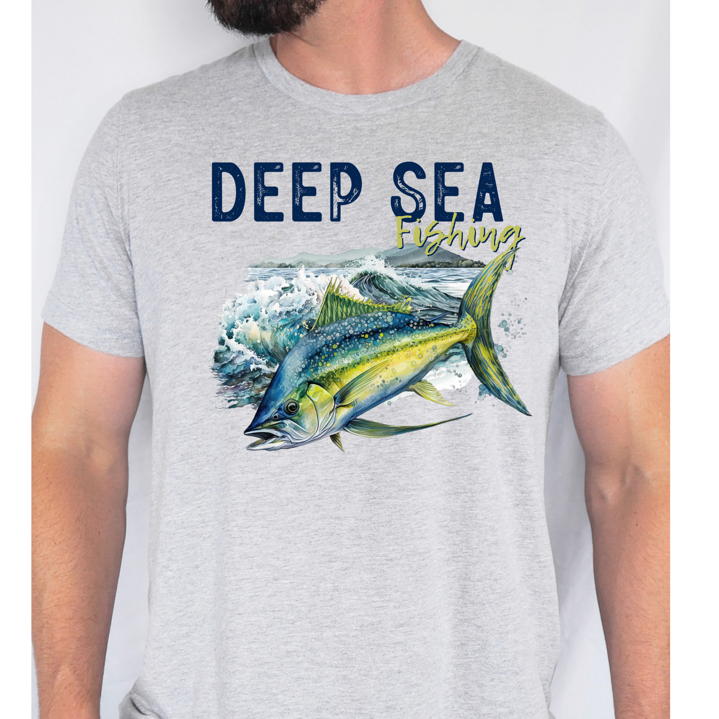 Deep Sea Fishing Dolphin Fishing DTF Transfer