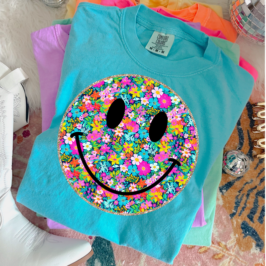 Floral Happiness Summer Spring DTF Transfer