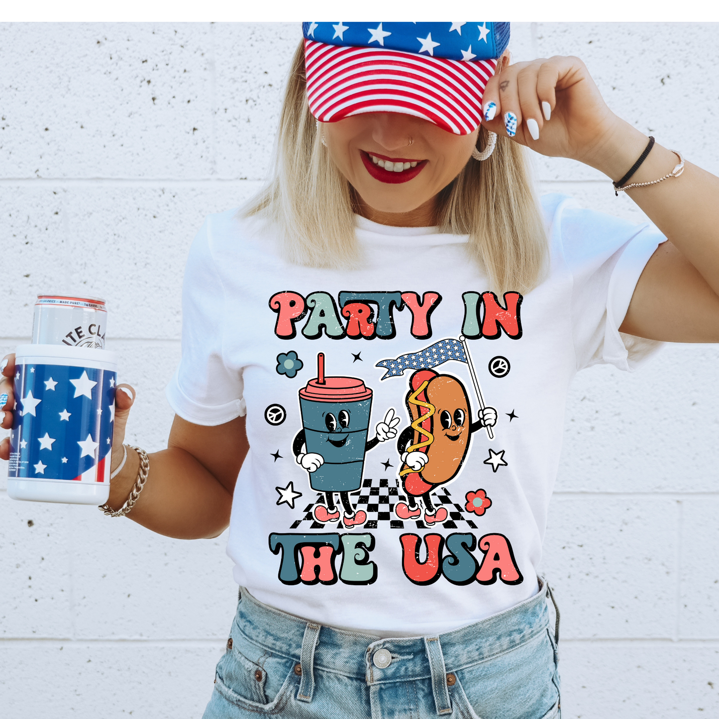 Party in the USA 4th of July DTF Transfer