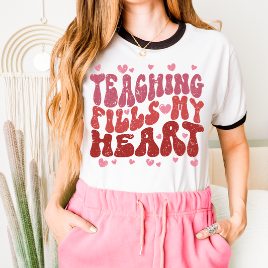 Teaching Pills my Heart Valentine's DTF Transfer