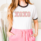 XOXO 2 Faux Chenille Valentine's DTF Transfer