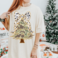 Brushstroke Camo Christmas Tree DTF Transfer