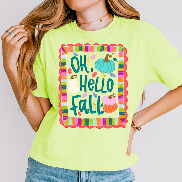 Oh Hello Fall DTF Transfer