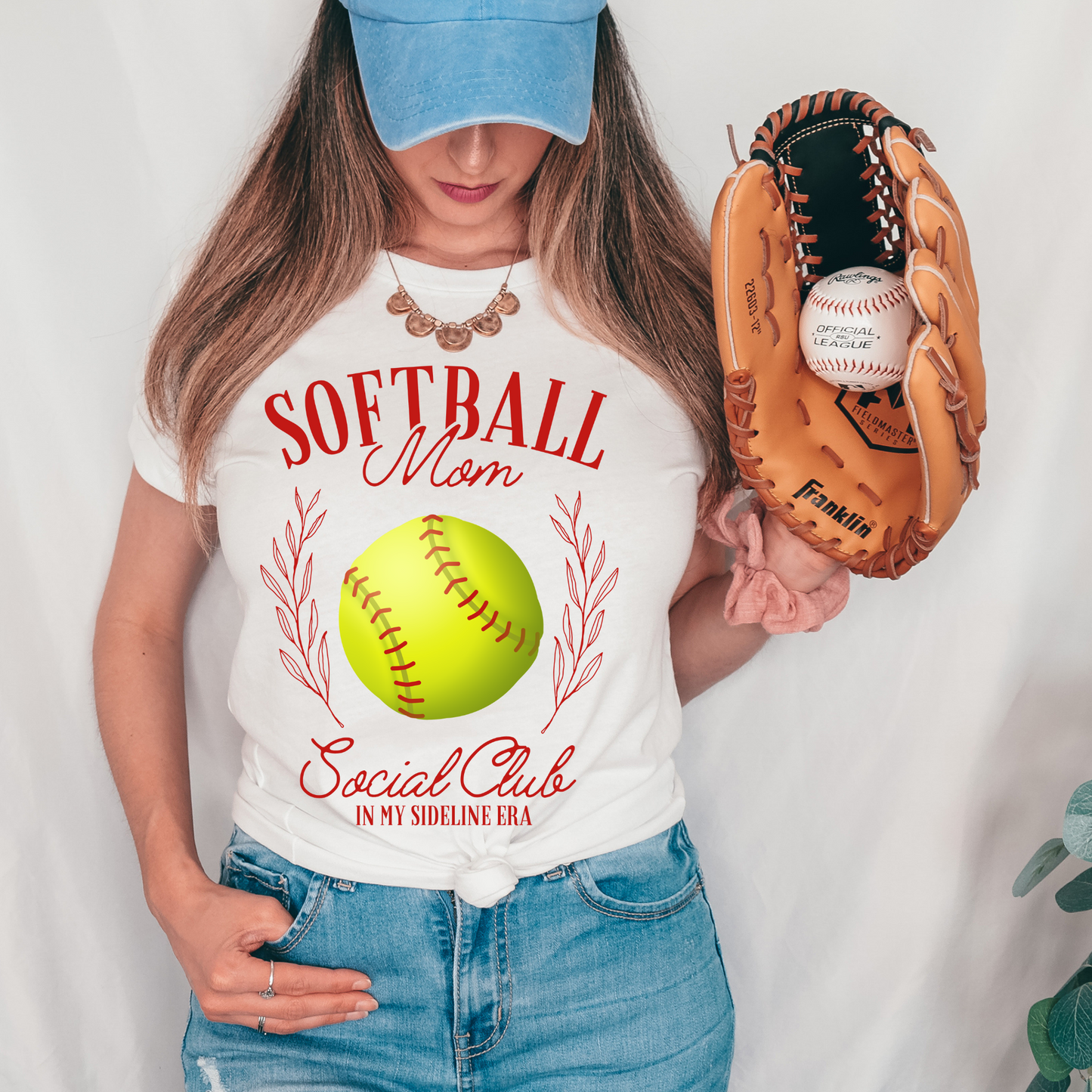 Softball Mom Social Club DTF Transfer