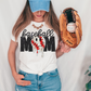 Baseball Mom Faux Embroidery Drip DTF Transfer