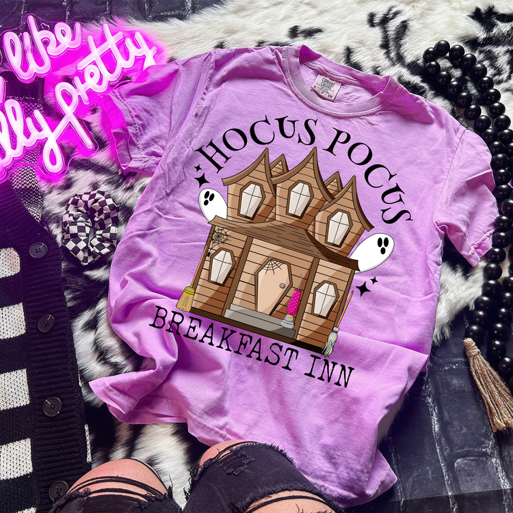 Witch & Ghost Breakfast Inn DTF Transfer