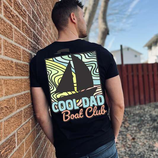 Cool Dad Boat Club DTF Transfer