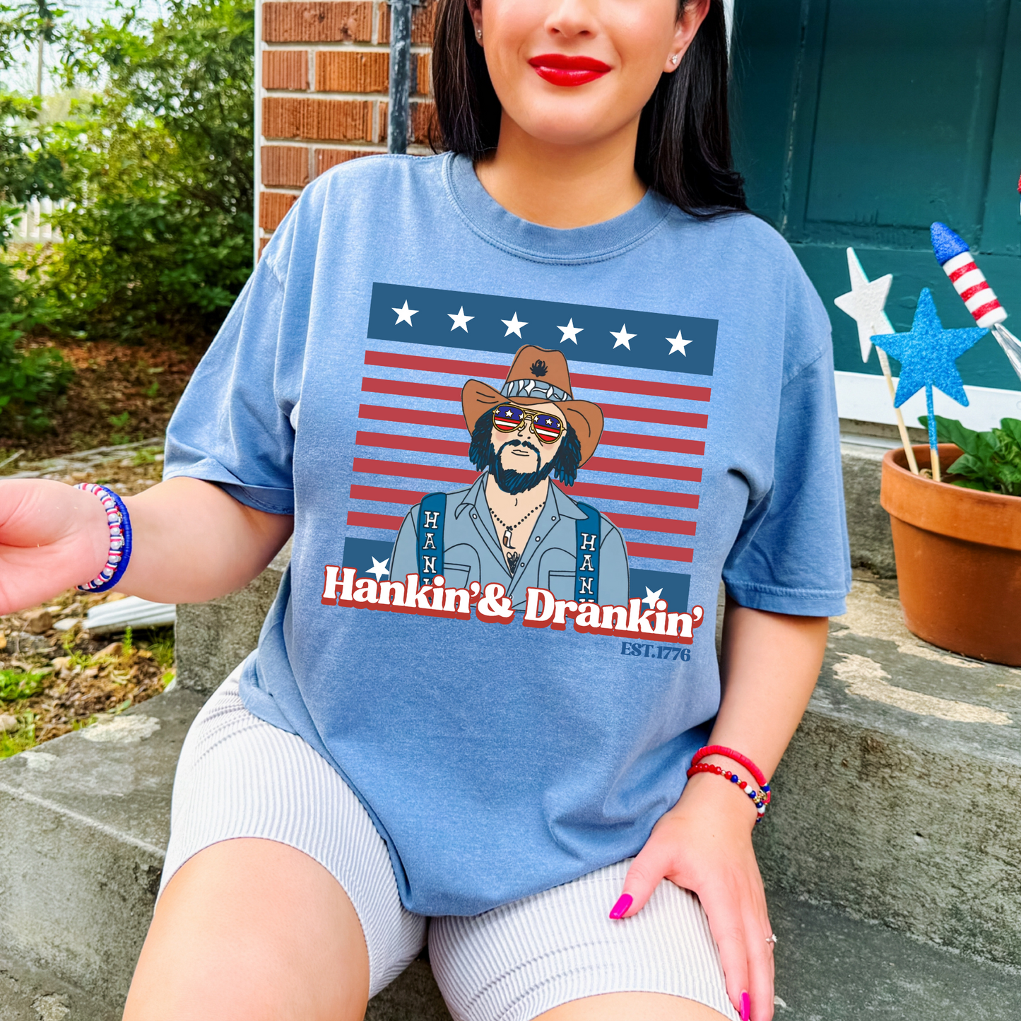 Hankin' & Drankin' July 4th V2 DTF Transfer