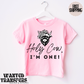 Holy Cow, I'm One Heart Glasses Highland Cow, Western Birthday Tee, Holy Cow, 1st, First Birthday, Unisex, Girls or Boys, Cowboy Birthday, Rodeo Birthday, Highland Cow