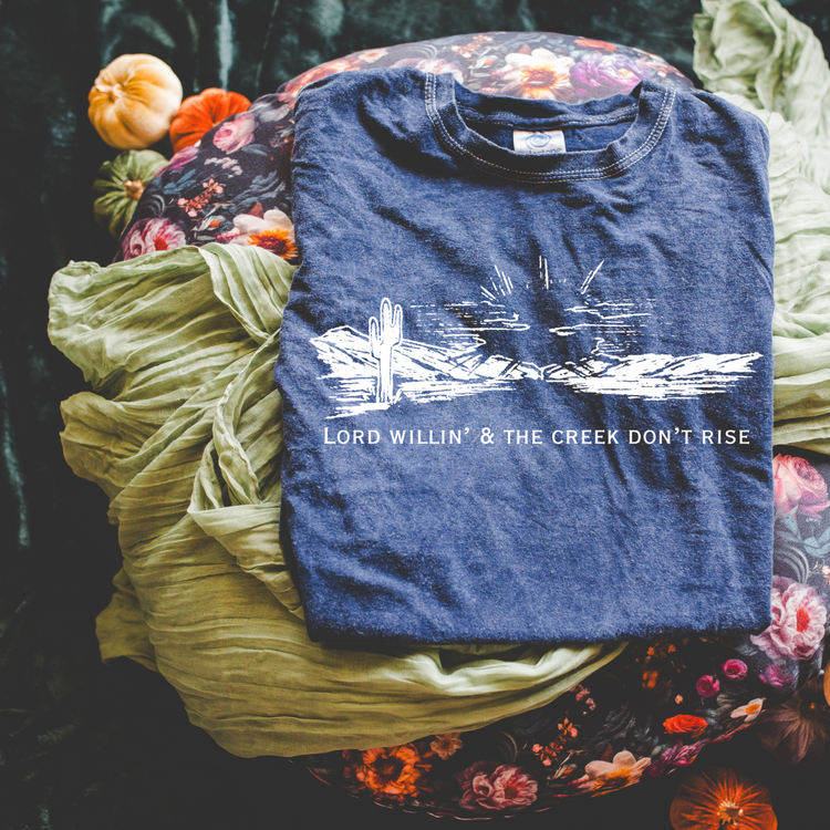 Lord Willing & The Creek Don't Rise Screen Print Transfer