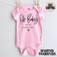 Oh Baby, We're Expecting, Cute Baby Announcement Onesie®, Bodysuit, New Pregnancy Announcement, First Baby Announcement, Announcement to Husband or Boyfriend