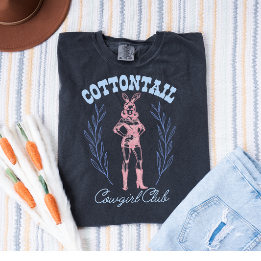 Cottontail Cowgirls Club Easter DTF Transfer