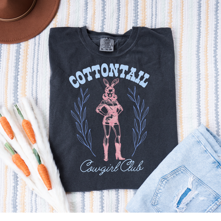 Cottontail Cowgirls Club Easter DTF Transfer