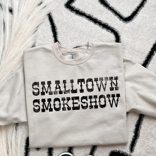 Smalltown Smokeshow Black Western DTF Transfer