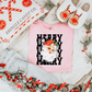 Merry Vintage Retro Santa Christmas DTF Transfer