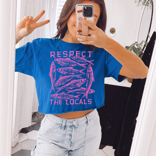 Respect the Locals Hot Pink DTF Transfer