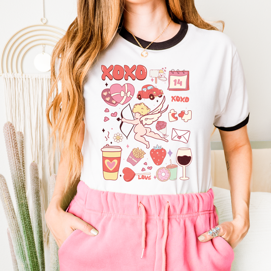 Love Bug Variation Valentine's DTF Transfer