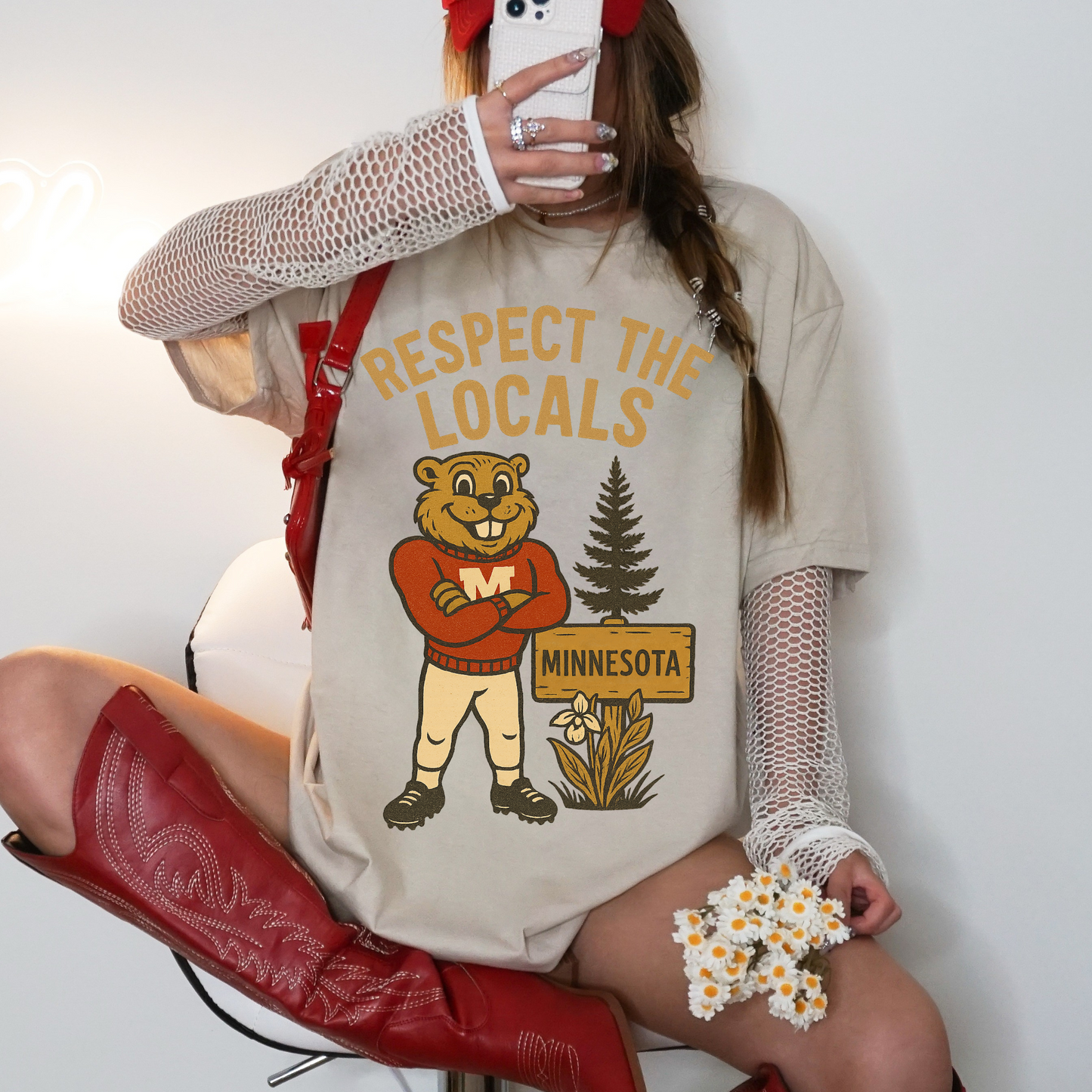 Respect the Locals Minnesota DTF Transfer