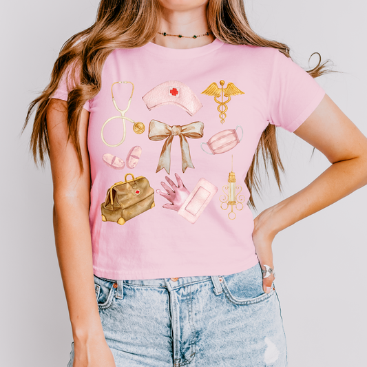 Nurse Watercolor Variety DTF Transfer