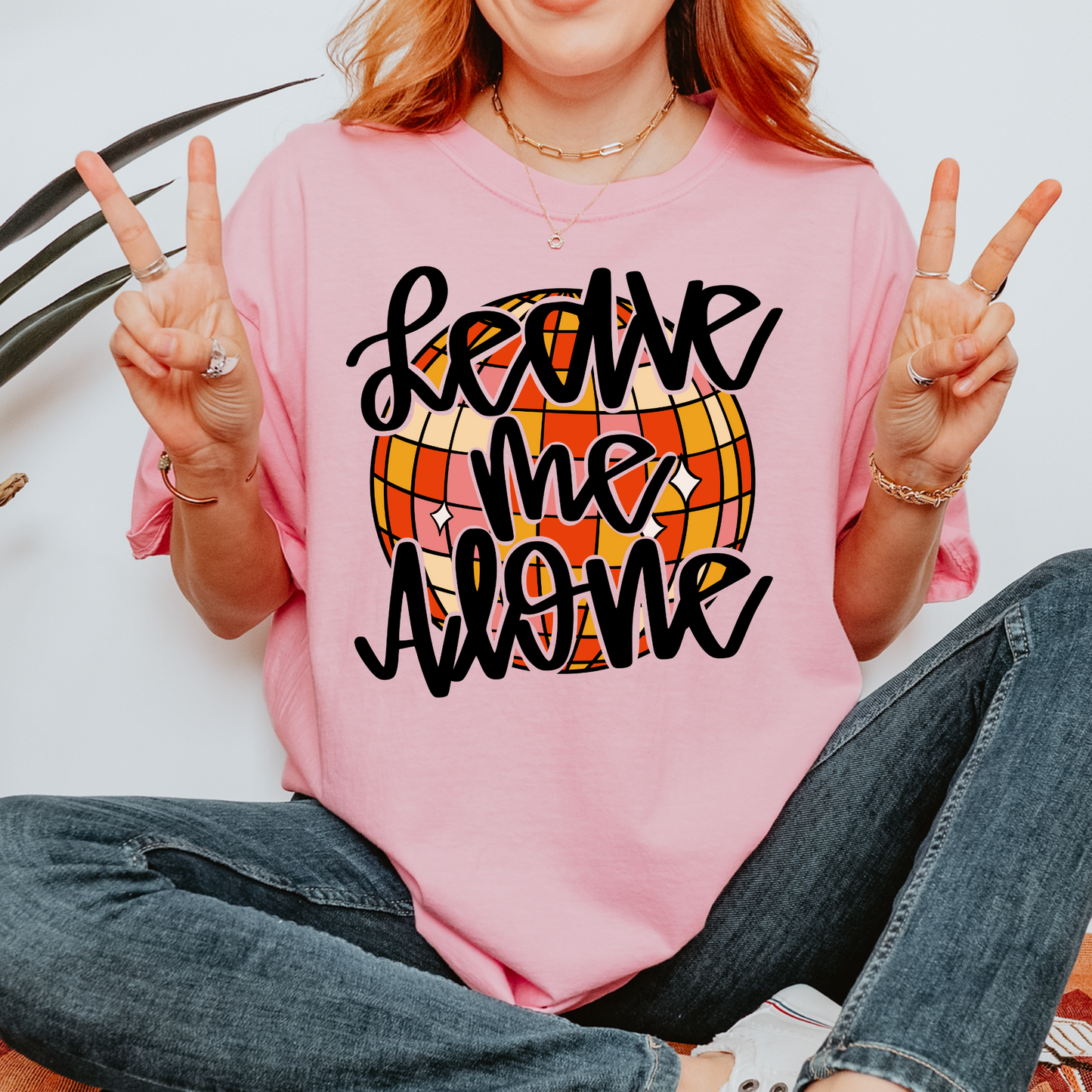 Leave me Alone Funny Valentine's DTF Transfer