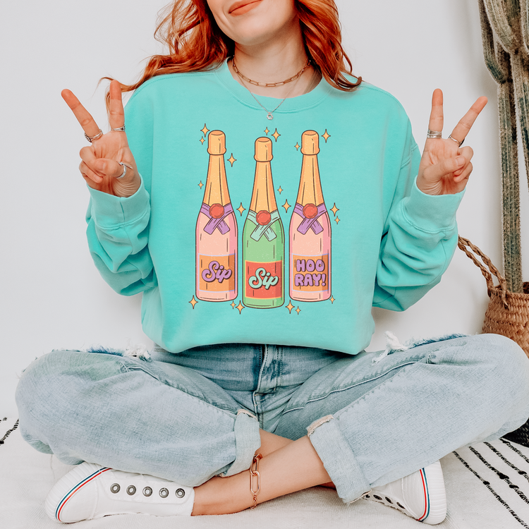 Sip Sip Horray New Years DTF Transfer