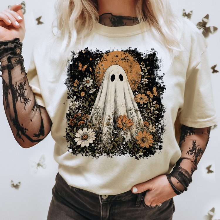 Whimsical Ghost Trendy Halloween DTF Transfer
