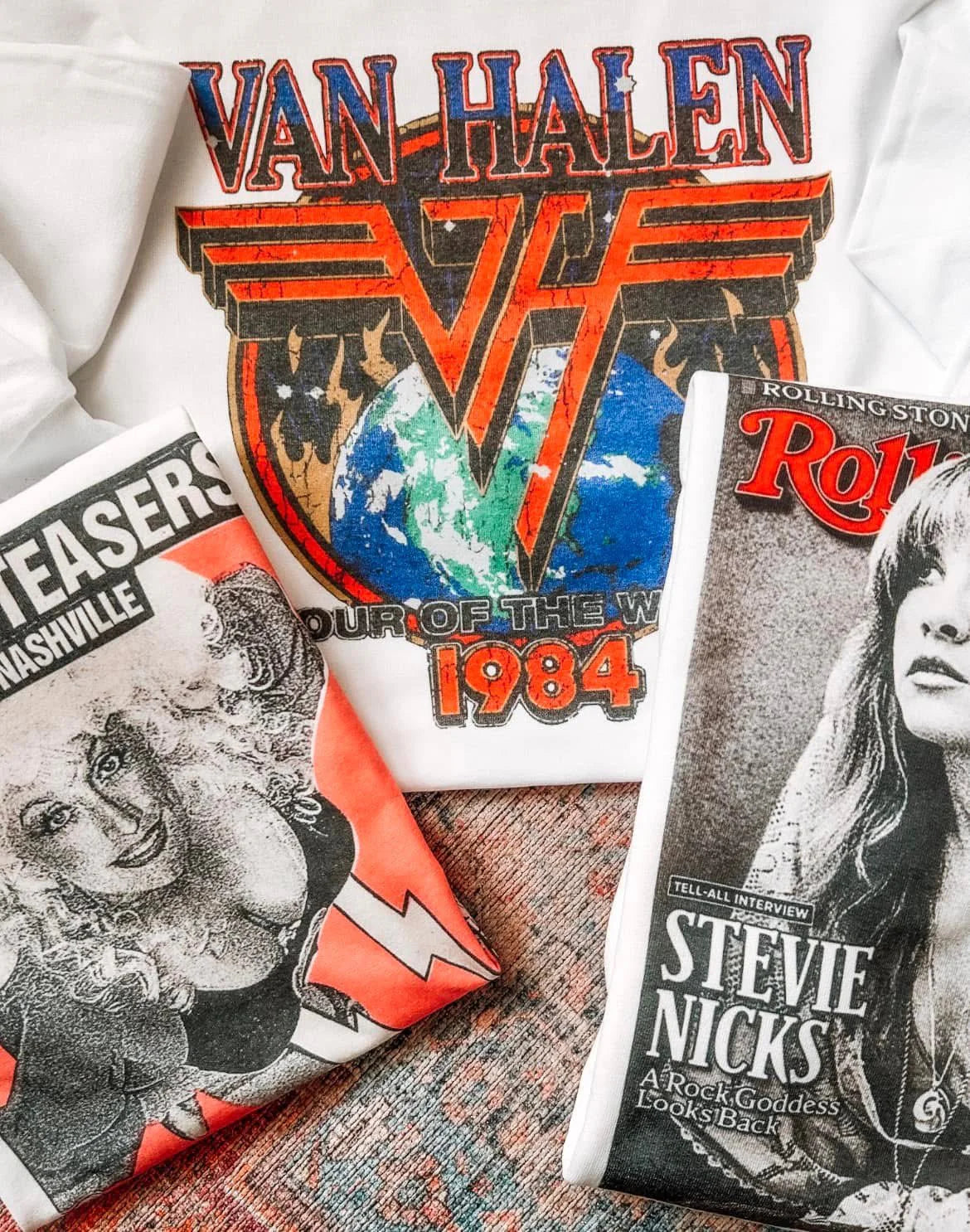 Vintage VH Tour DTF Transfer