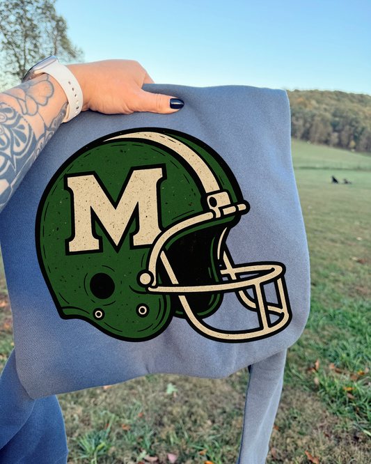 Vintage Helmet Marshall DTF Transfer