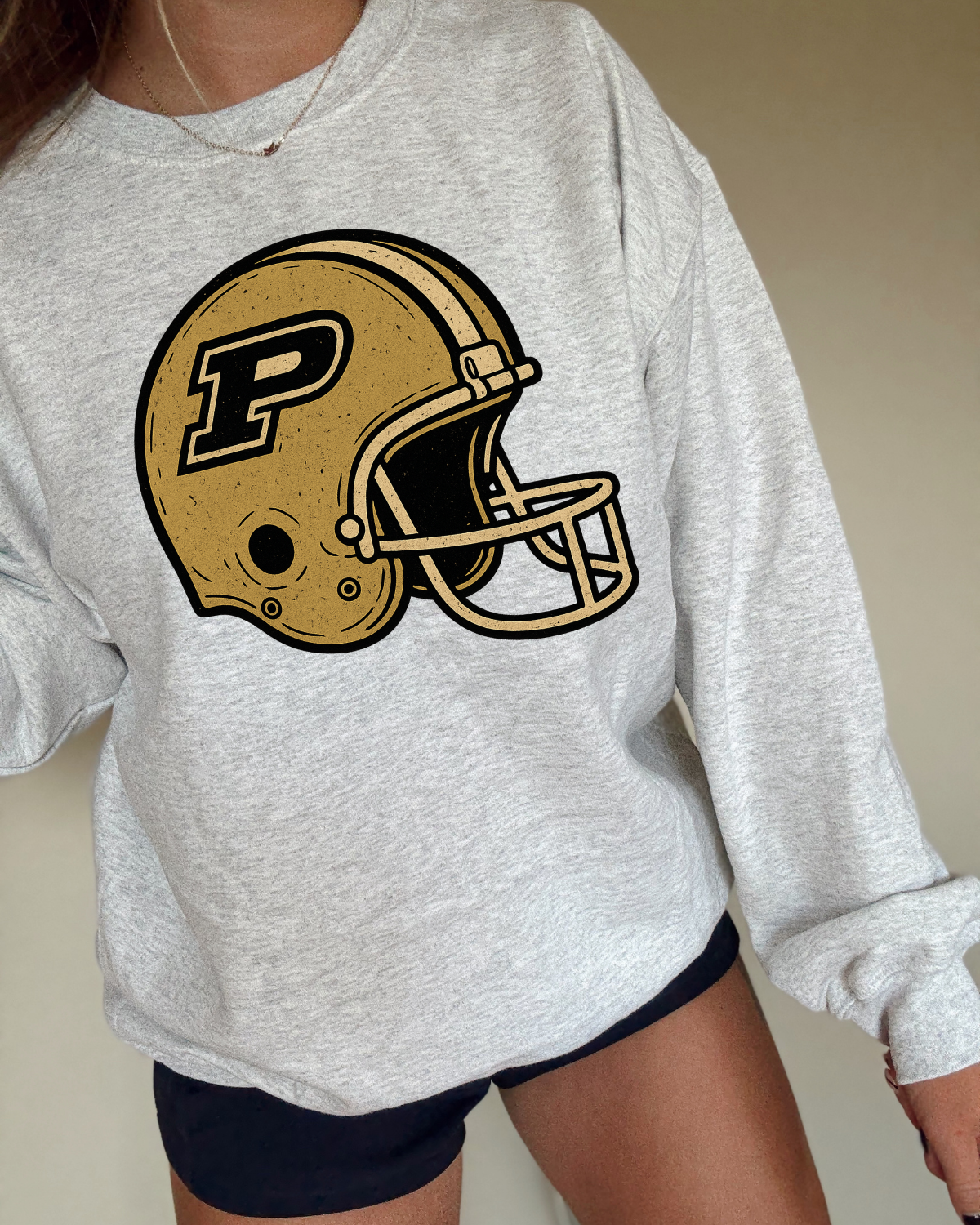 Vintage Helmet Purdue DTF Transfer