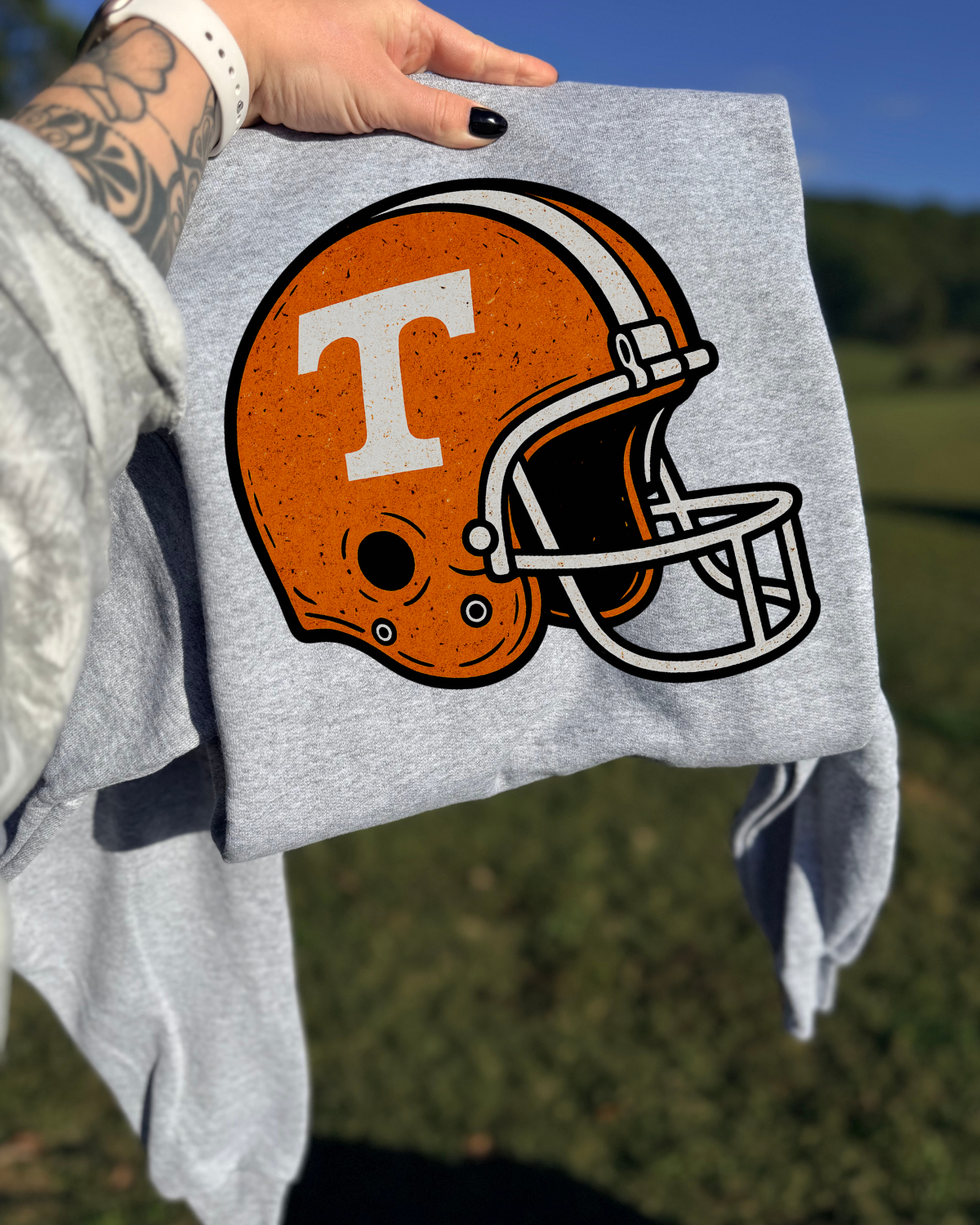 Vintage Helmet Tennessee DTF Transfer