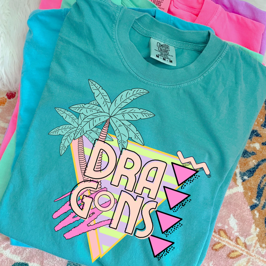 Dragons Palm Tree Mascot DTF Transfer