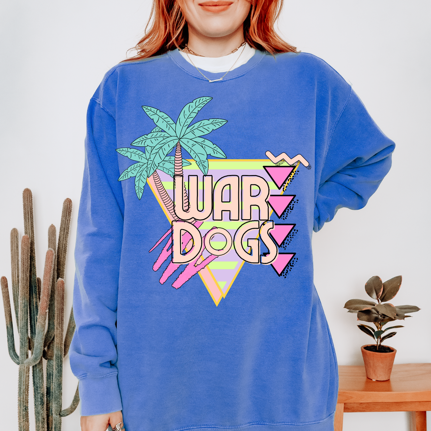 Wardogs Palm Tree Mascot DTF Transfer