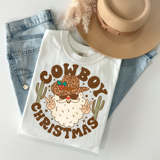 Cowboy Christmas DTF Transfer