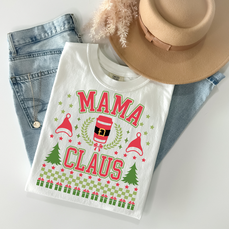 Mama Claus University DTF Transfer