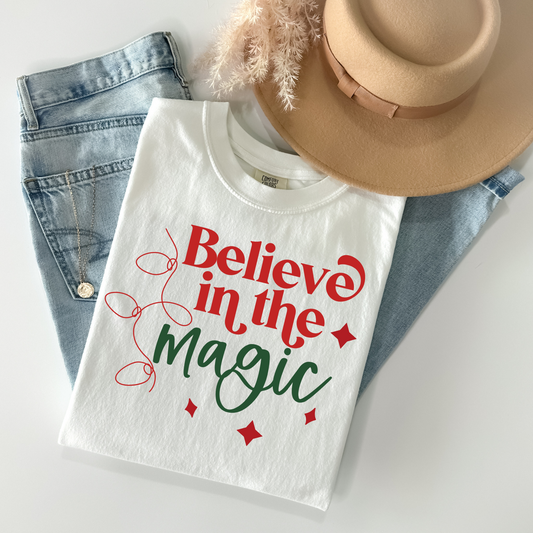 Believe in the Magic Red & Green DTF Transfer