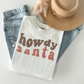 Howdy Santa Western DTF Transfer