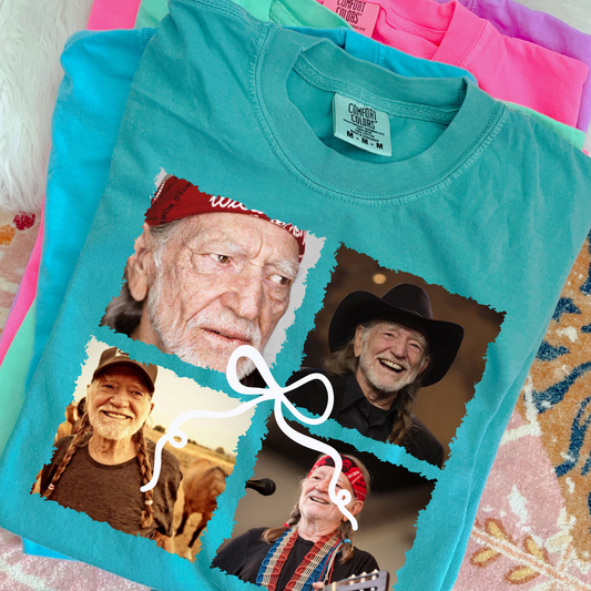 Coquette Willie Nelson DTF Transfer