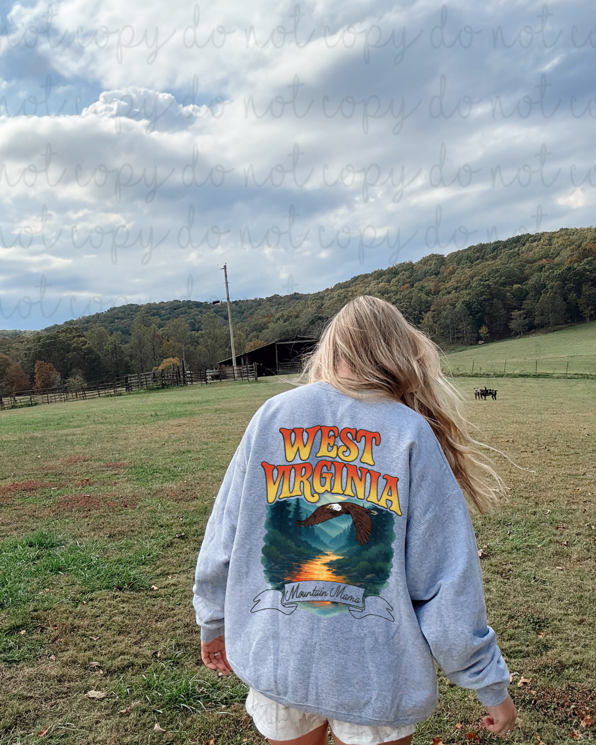 West Virginia Mountain Mama DTF Transfer