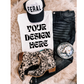 Edgy Western Bella Canva 3001C Mockup - White - Shirt Mockup