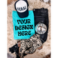 Edgy Western Bella Canva 3001CVC Mockup - Teal - Shirt Mockup