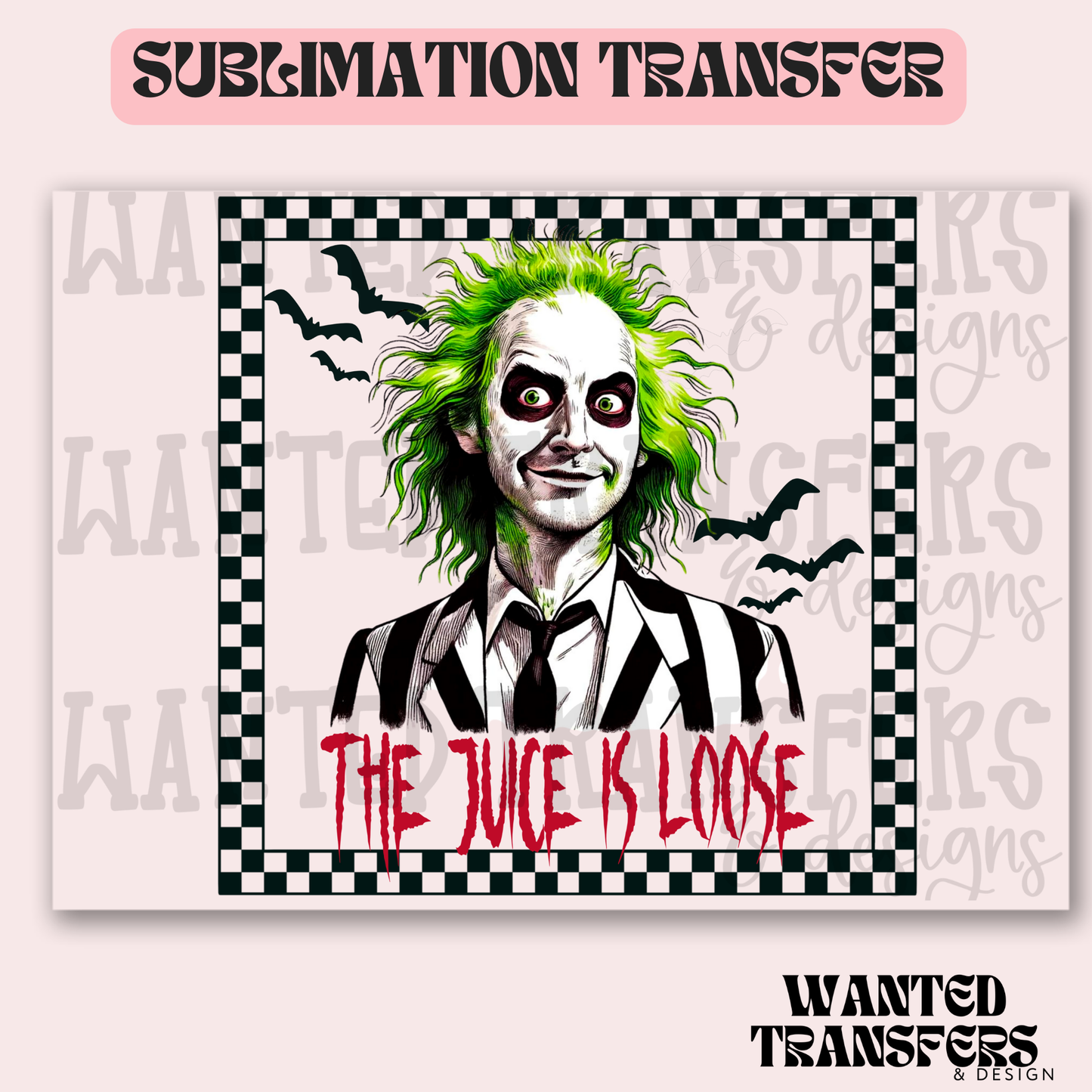 Halloween Juice Exclusive Sublimation Transfer