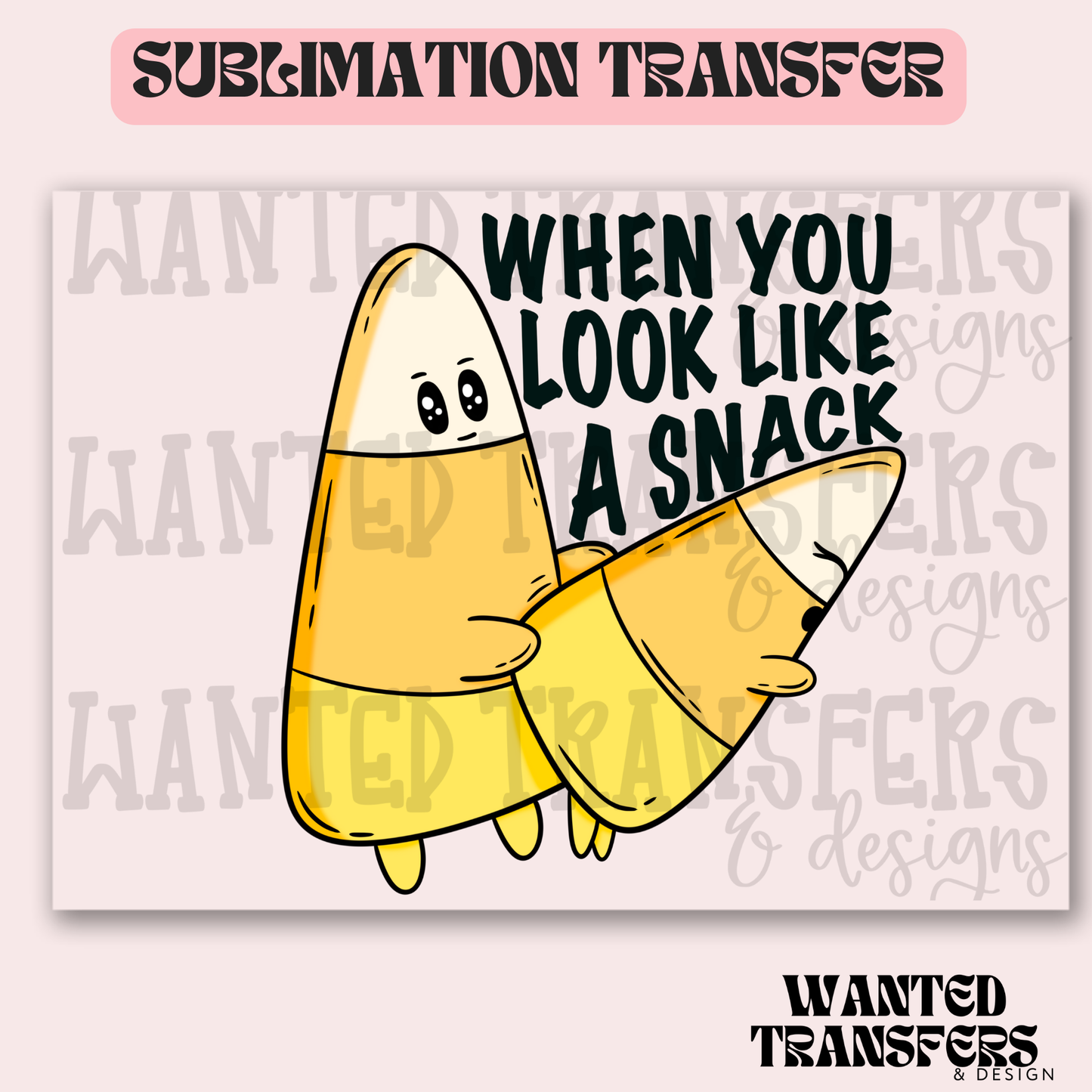 Candy Corn Snack Exclusive Sublimation Transfer