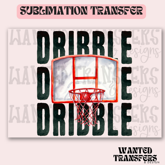 Triple Dribble Basketball Exclusive Sublimation Transfer