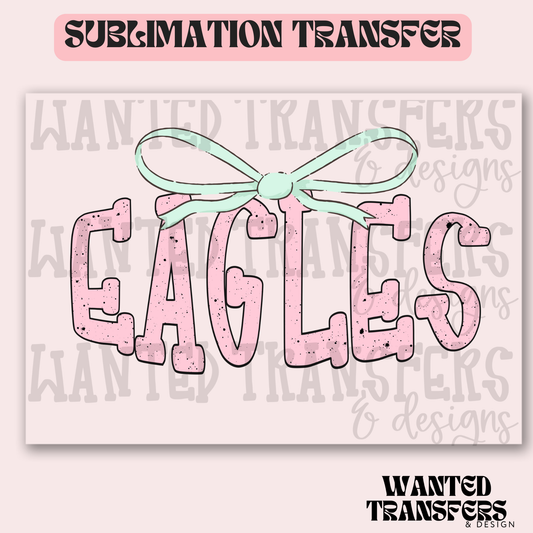 Pastel Mascot Eagles Exclusive Sublimation Transfer