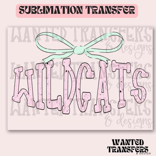 Pastel Mascot Wild Cats Exclusive Sublimation Transfer