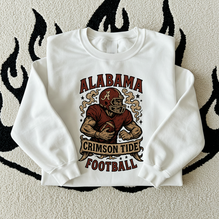 Very Vintage Game Day Alabama Crimson Tide Football DTF Transfer