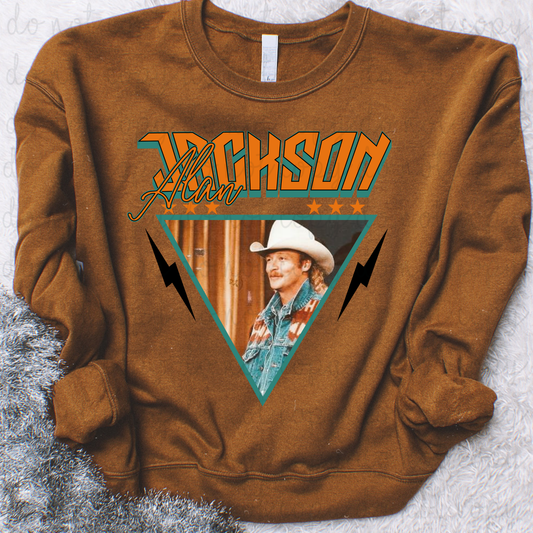 Retro Alan Jackson DTF Transfer