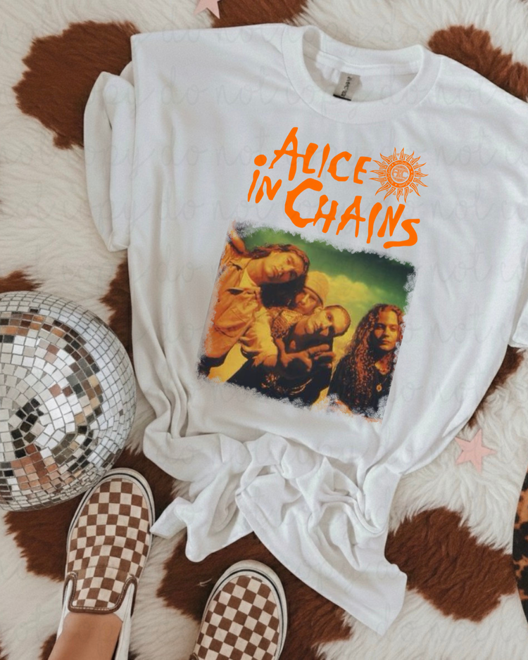 Alice In Chains DTF Transfer