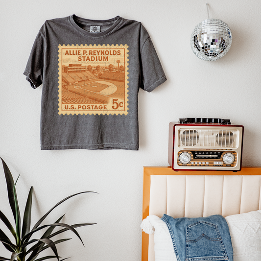 Vintage Stamp Allie P. Reynolds Stadium DTF Transfer