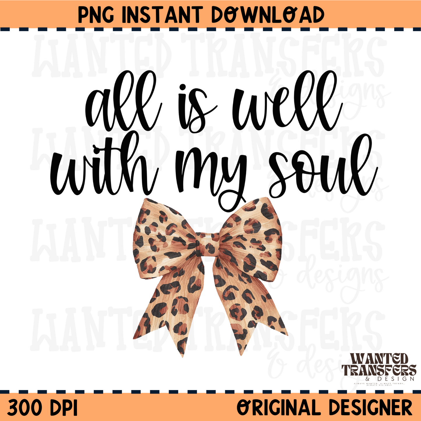 All Is Well PNG Digital Download
